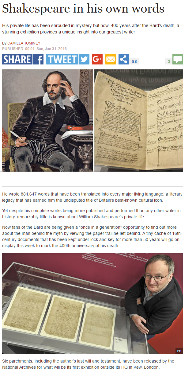 Shakespeare in his own words   History   News   Express.co.uk.png